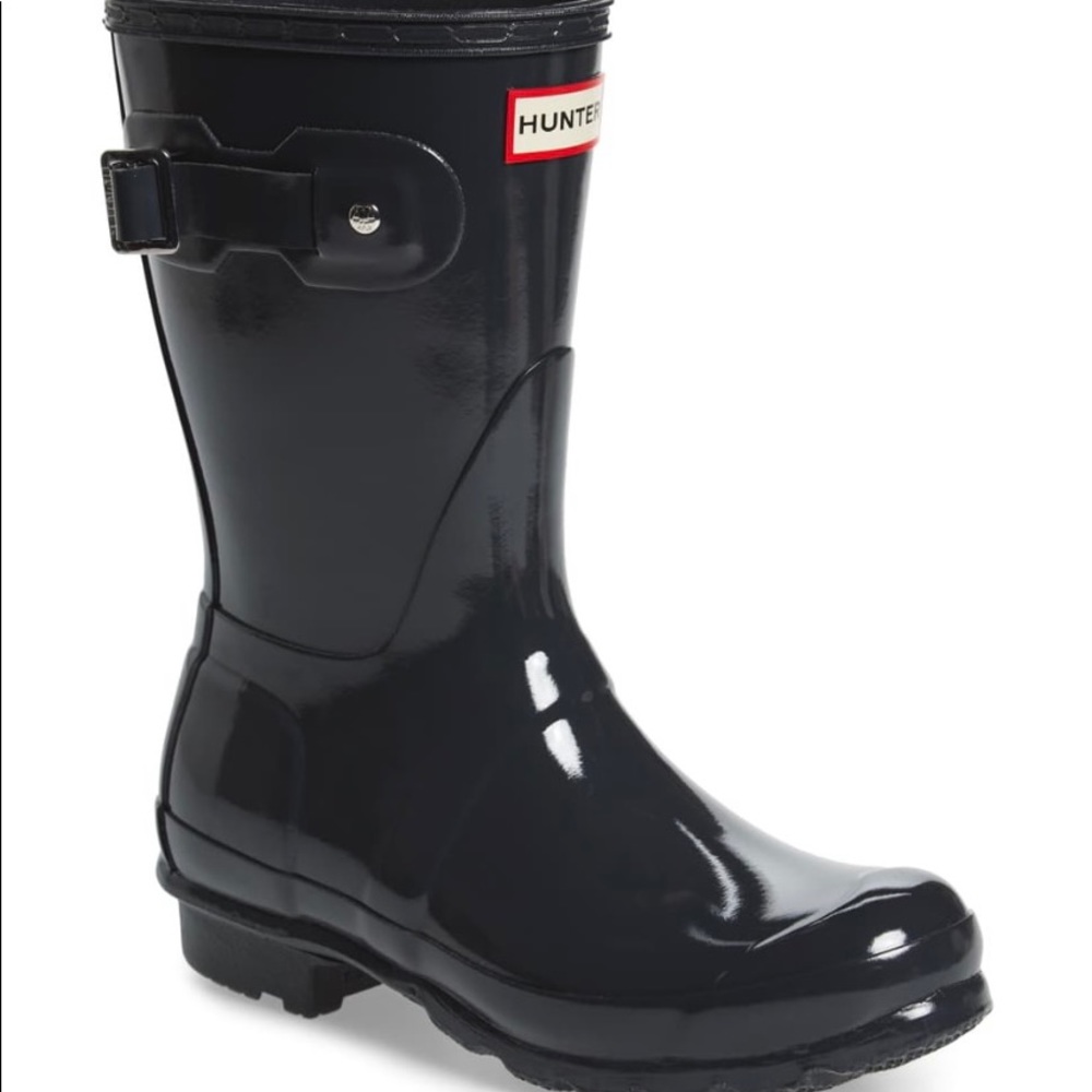NWT *HUNTER `Original Short’ Gloss Rain Boot